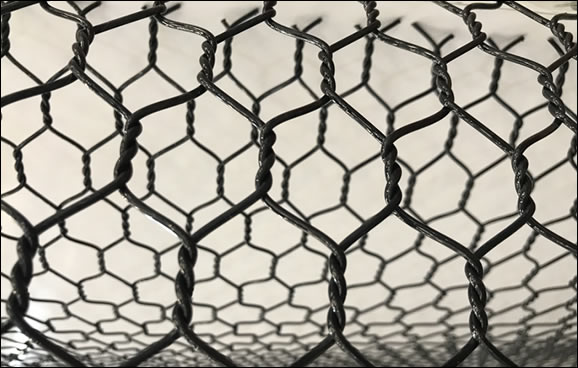 1 inch black pvc coated galvanized chicken wire