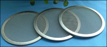 Galvanised Square Hole Wire Mesh Disc for Grading and Sifting