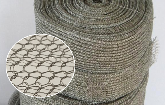 Galvanized steel wire knitted mesh rolls