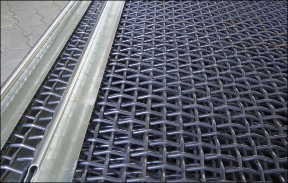 Manganese steel quarry screen mesh for coal mine screening