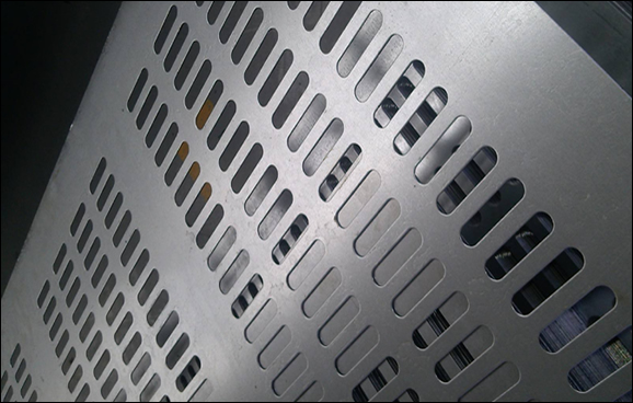 Perforated metal guarding and partition panels