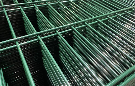 10mm Square Hole Perforated Steel Galvanised Mesh Panels - 12mm